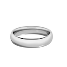Linnea Classic Dome Wedding Band in 14K White Gold
