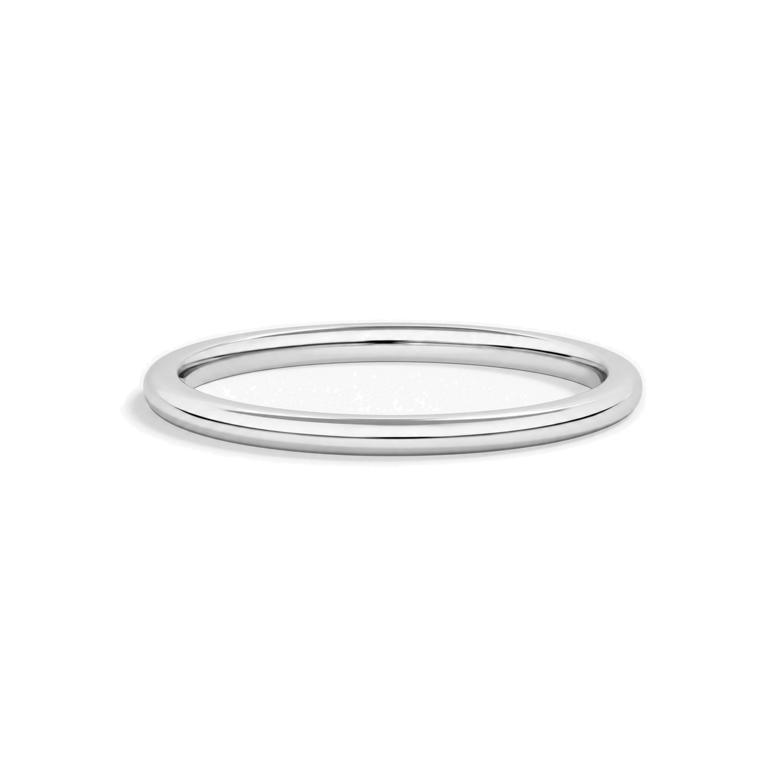 Vianne 1.5mm Comfort Fit Lab Grown Diamond Ring in 14K White Gold