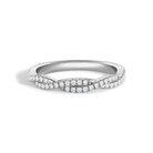 Camille Luxe Petite Twisted Vine Lab Grown Diamond Ring in 18K White Gold