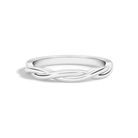Fiora Petite Twisted Vine Lab Grown Diamond Ring in 18K White Gold