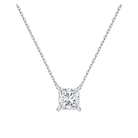 Solenne Solitaire Lab Grown Diamond Necklace in Platinum