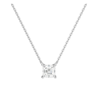 Solenne Solitaire Lab Grown Diamond Necklace in 14K White Gold