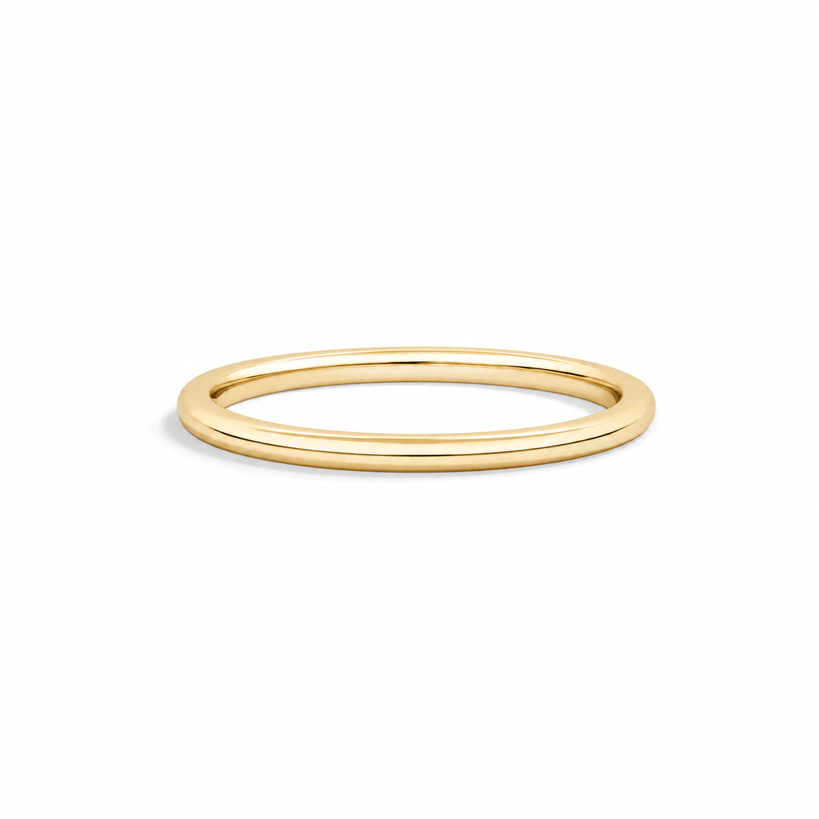 Vianne 1.5mm Comfort Fit Lab Grown Diamond Ring in 18K Yellow Gold