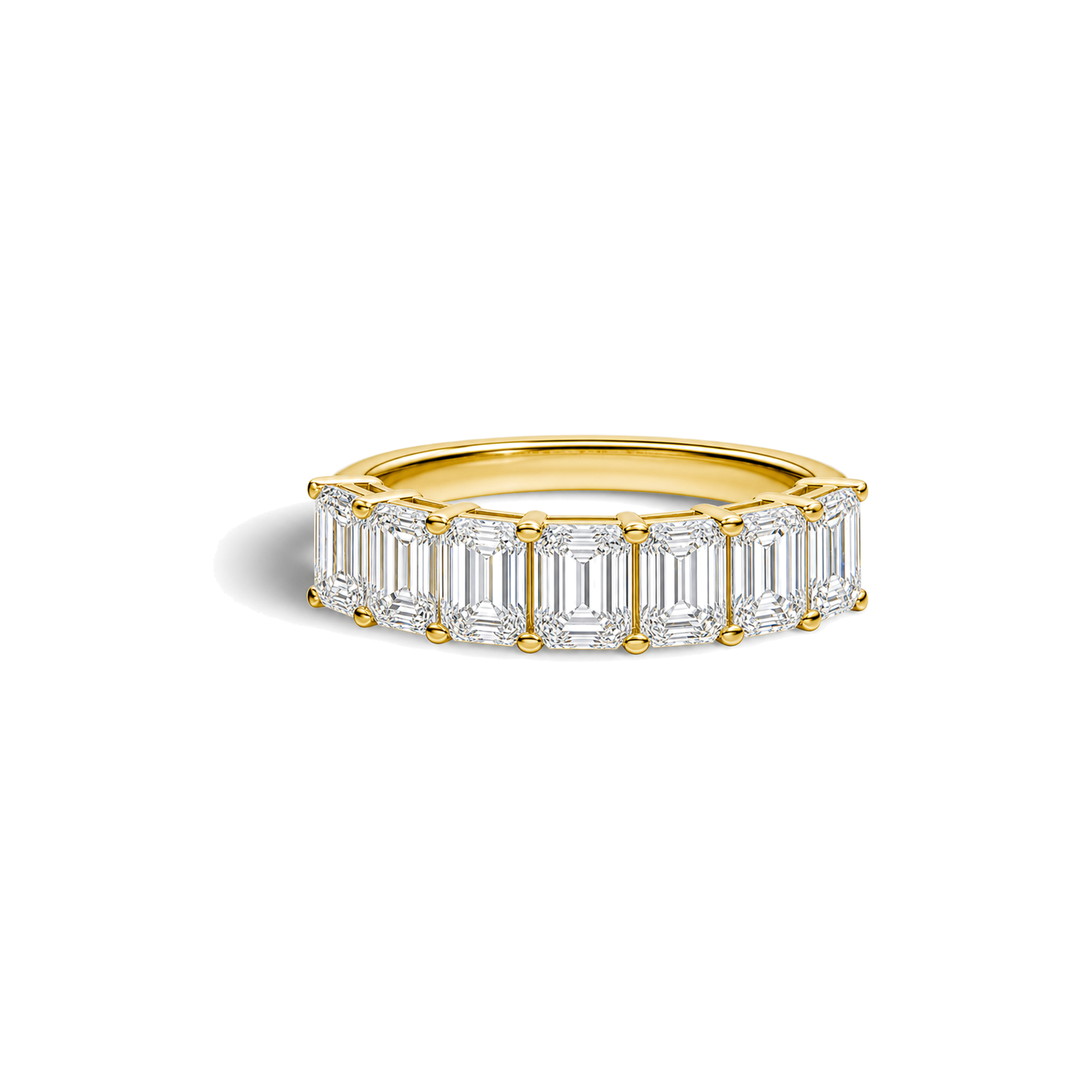 Joelle Half Eternity Lab Grown Diamond Band in 18K Yellow Gold