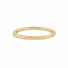 Kaia Eos Bezel Lab Grown Diamond Ring in 18K Yellow Gold