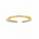 Maribel Petite Adora Open Lab Grown Diamond Ring in 18K Yellow Gold