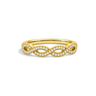 Ottilie Infinito Milgrain Lab Grown Diamond Ring in 14K Yellow Gold
