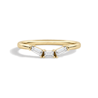 Kira Tapered Baguette Lab Grown Diamond Ring in 18K Yellow Gold