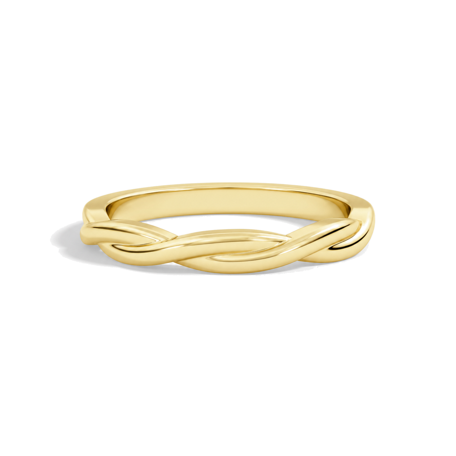 Fiora Petite Twisted Vine Lab Grown Diamond Ring in 14K Yellow Gold
