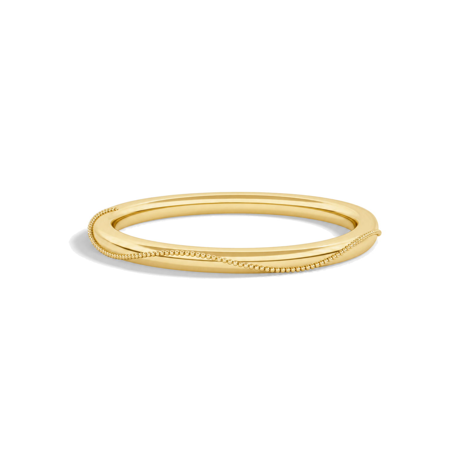 Ariadne 1.5mm Milgrain Comfort Fit Lab Grown Diamond Ring in 14K Yellow Gold