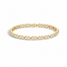 Mireya Eclat Lab Grown Diamond Tennis Bracelet in 14K Yellow Gold