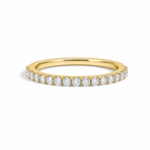 Helena Artemis Three-Quarter Coverage Lab Grown Diamond Ring in 18K Yellow Gold